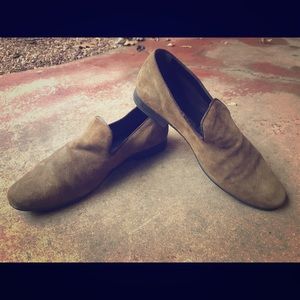 Zara men’s slip on suede shoes